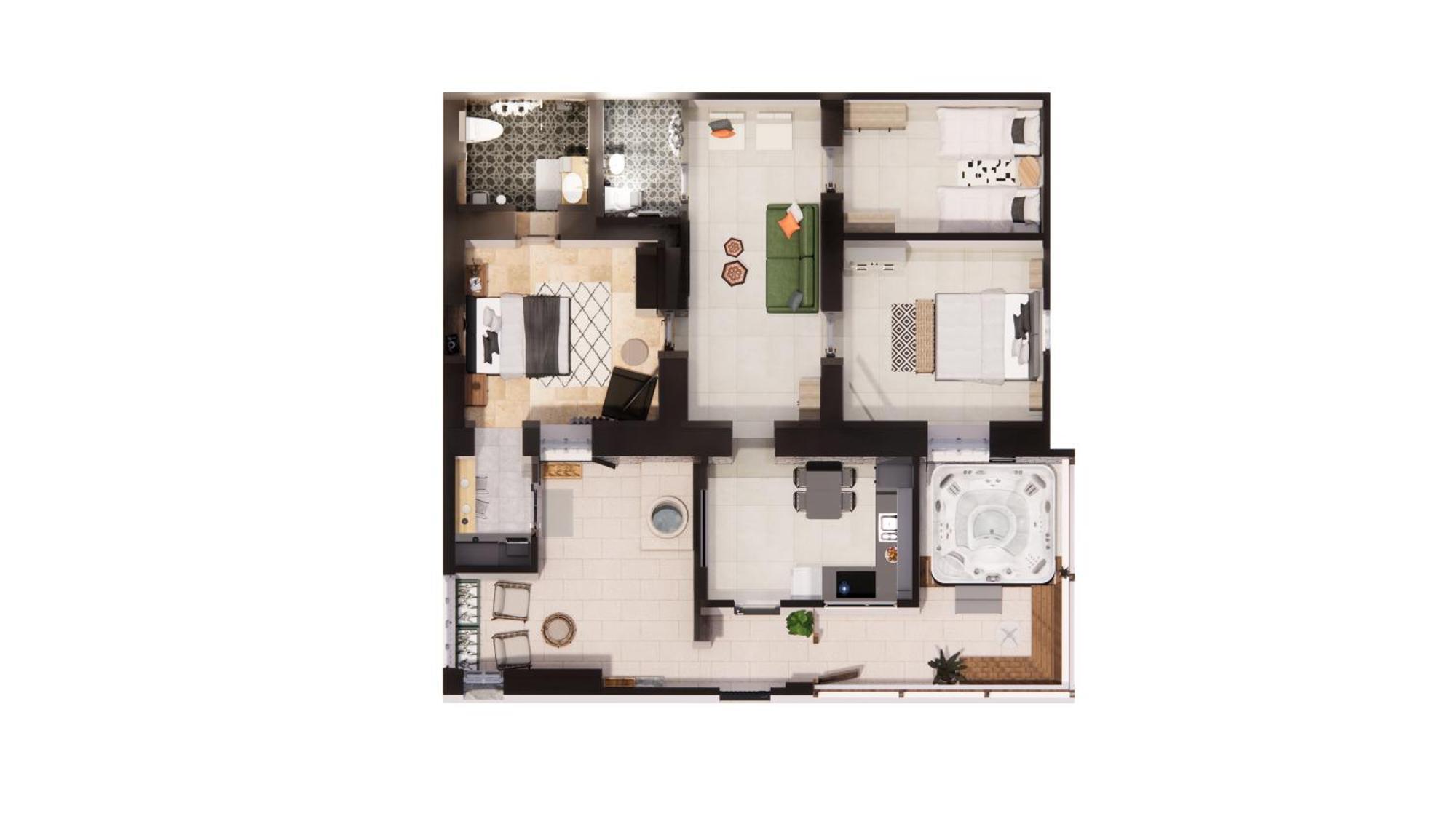Mamilla View- Suites & Apt Hotel Єрусалим Номер фото